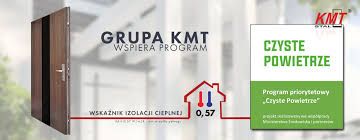 Drzwi KMT Plus 75 prawe lewe Ud=0,93 OD RĘKI  Program CZYSTE POWIETRZE