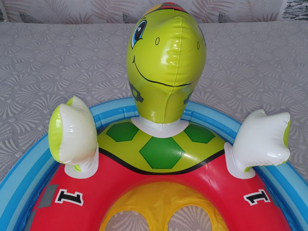Koło do pływania Żółw Intex do 23kg 3-4 lata
