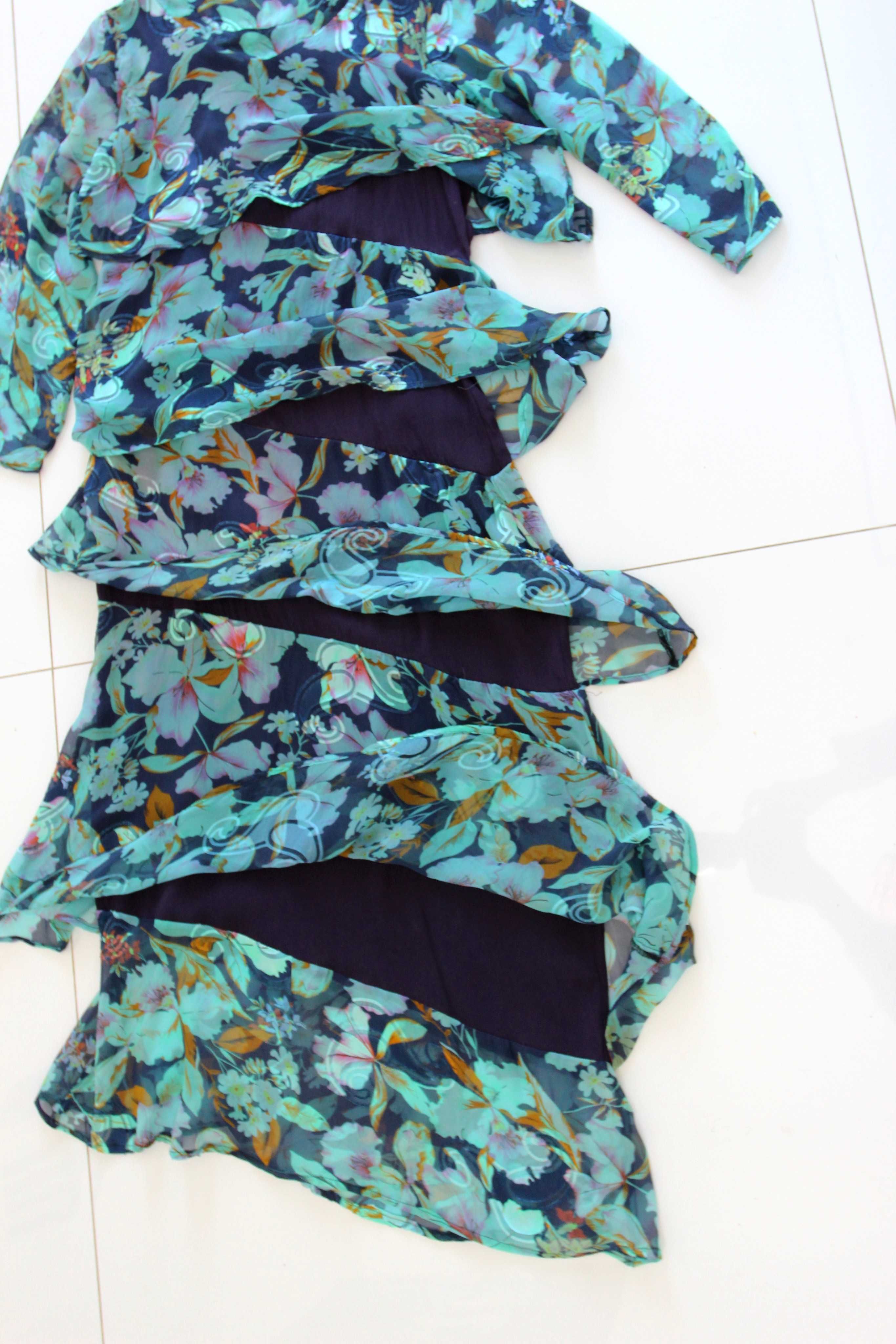 Jedwabna sukienka bez wad, Tone Barker SILK, S