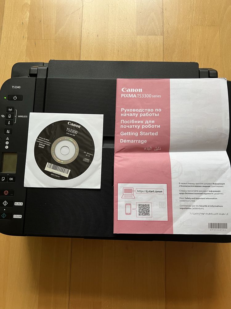 WIFI Canon Pixma TS3340 принтер сканер ксер МФП під заправку картриджа