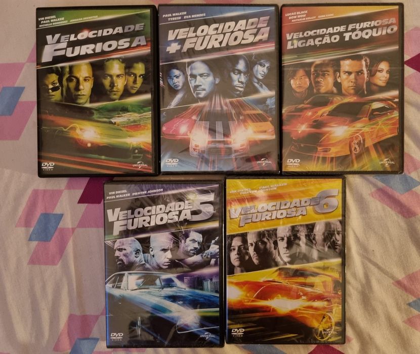 DVDS Coleção Velocidade Furiosa falta numero 4