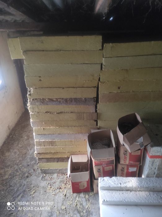 Sprzedam Wełne  elewacyjna pozostałość z ocieplenia