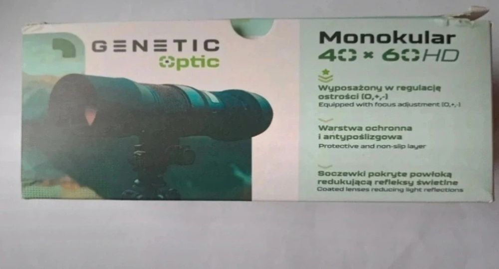 Monokular 16×52 lornetka wojskowa turystyczna luneta hd genetic monocu