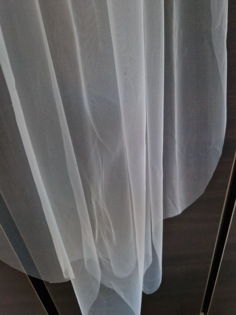Welon ŚLUBNY Biały 150cm