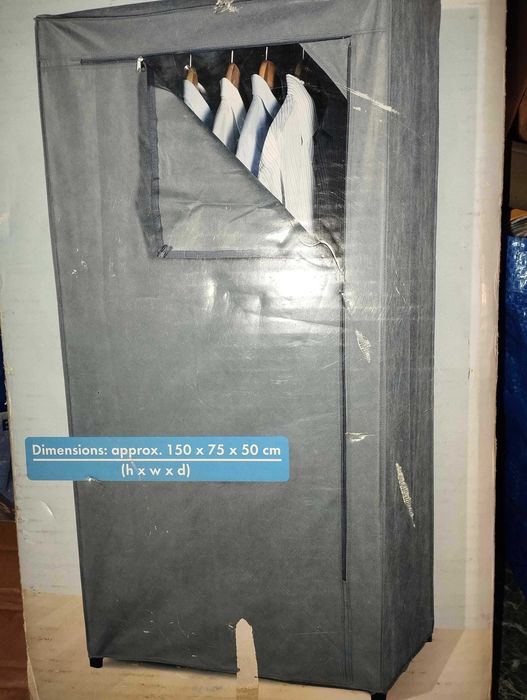 Szafa ubraniowa tekstylna 150x75x50 cm