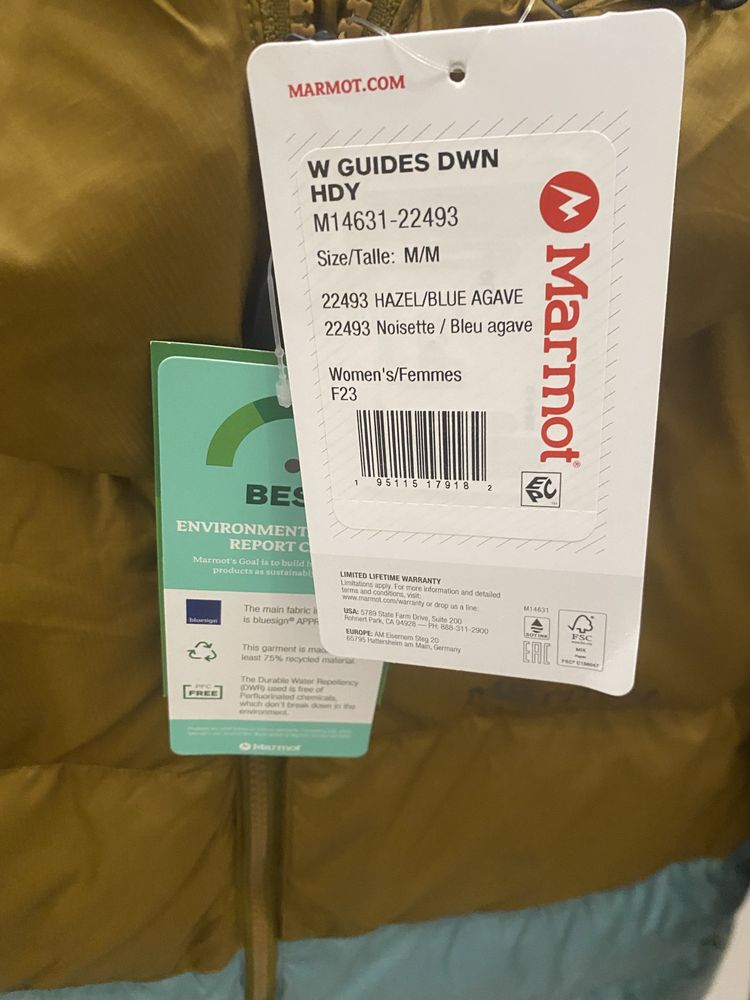 Marmot Guides Hoody kurtka puchowa.