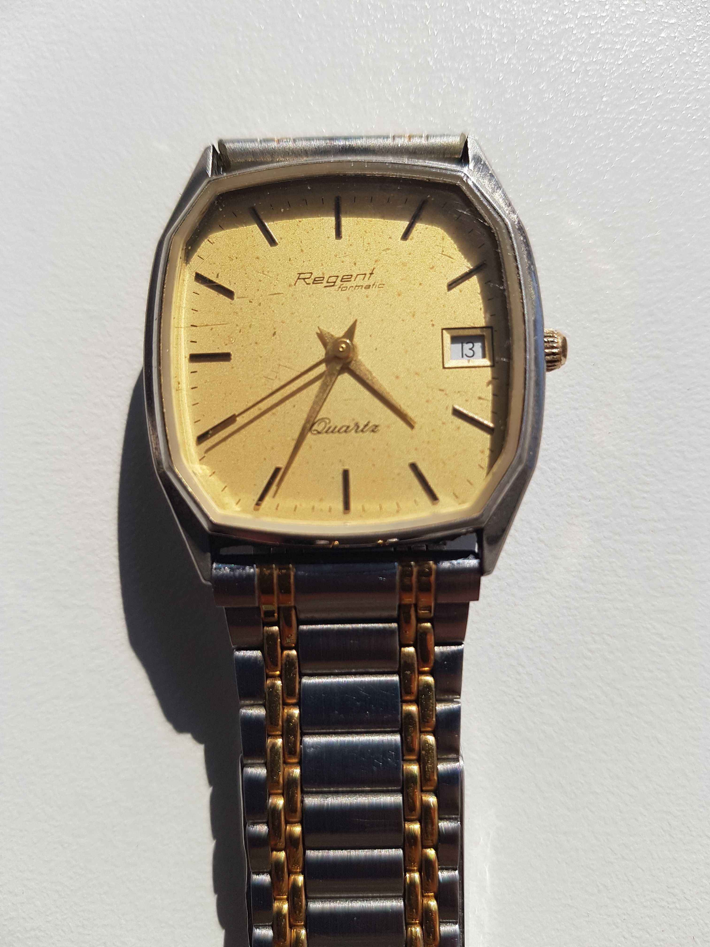 Zegarek Regent Formatic Quartz vintage retro {56} 68007 nareczny