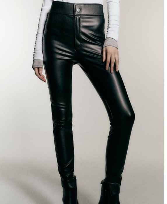 Легінси з екошкіри ZARA