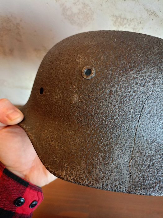 Hełm niemiecki M40 stahlhelm wykopek Wehrmacht rzesza antyk militaria