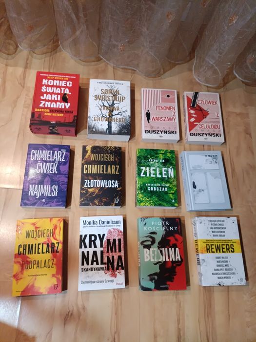Zestaw książek  - kryminał / thriller