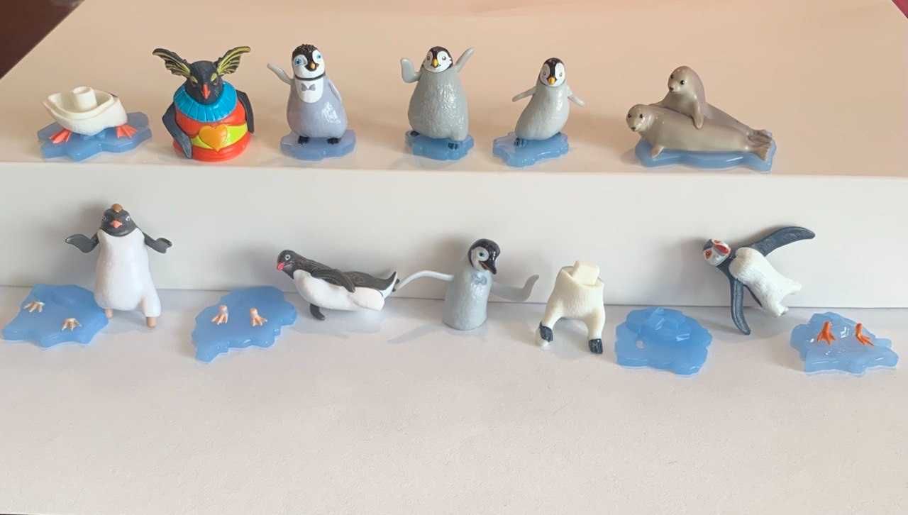 Киндер Kinder пещерные динозавры драконы перевертыш пингвин водный мир