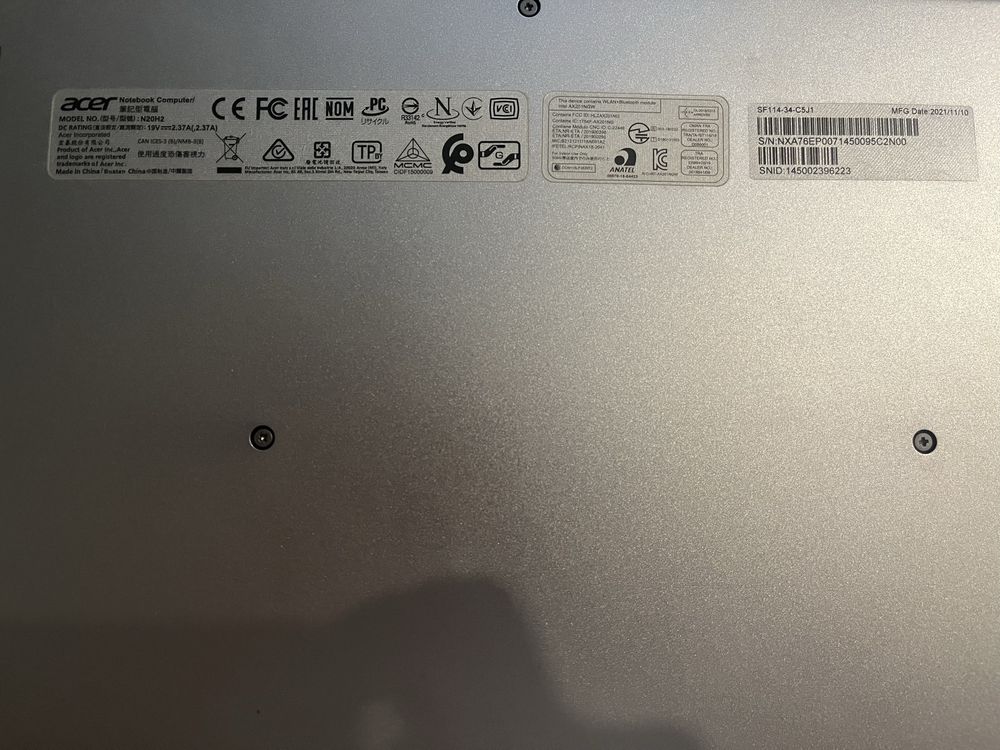 Laptop Acer Swift 1