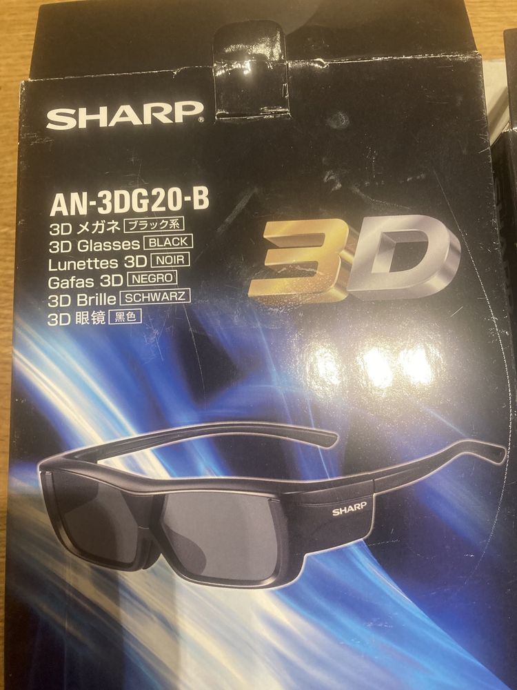 Okulary 3D Uniwersalne SHARP AN3DG20B