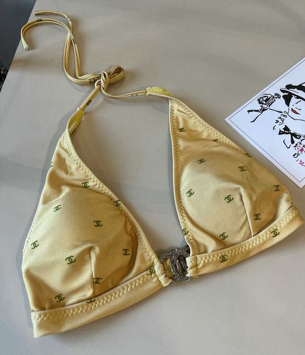 Chanel Bikini Złoty strój kąpielowy