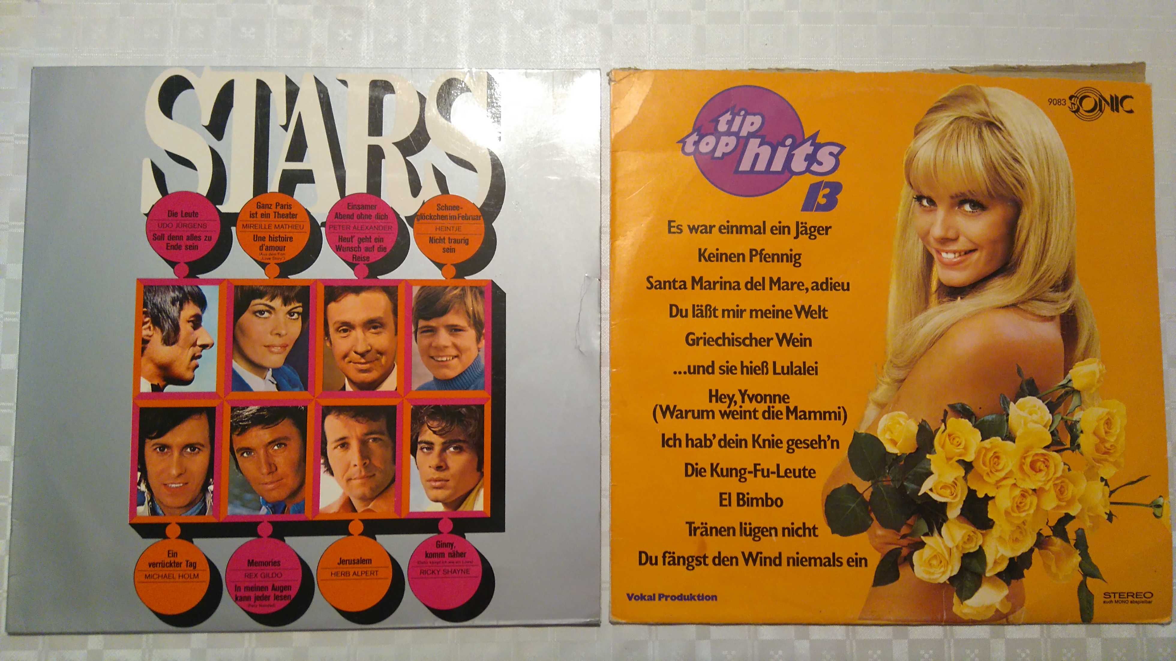 Płyty winylowe Stars, Tip top hits 13 lata 70-te niemieckie