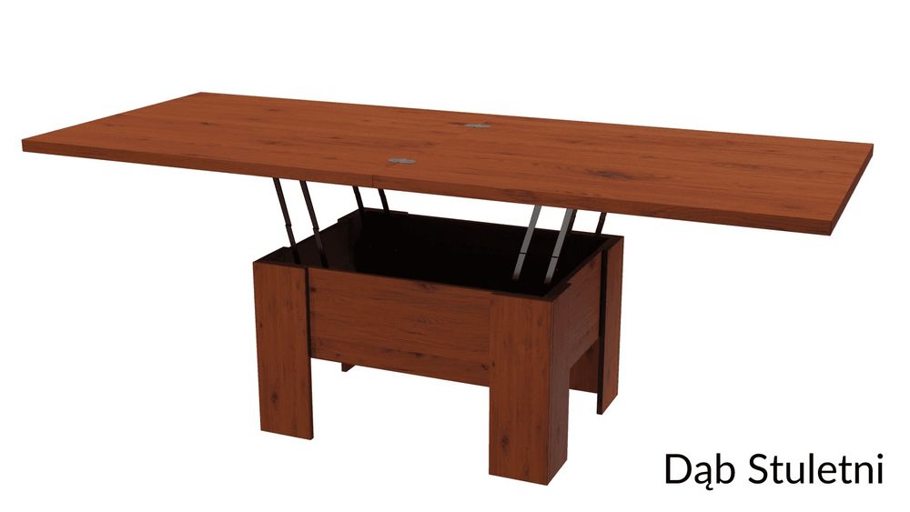 Ława rozkładana stół machoń 180x90