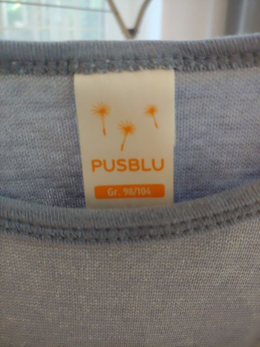 Body Pusblu 98/104 niebieskie świetna jakość