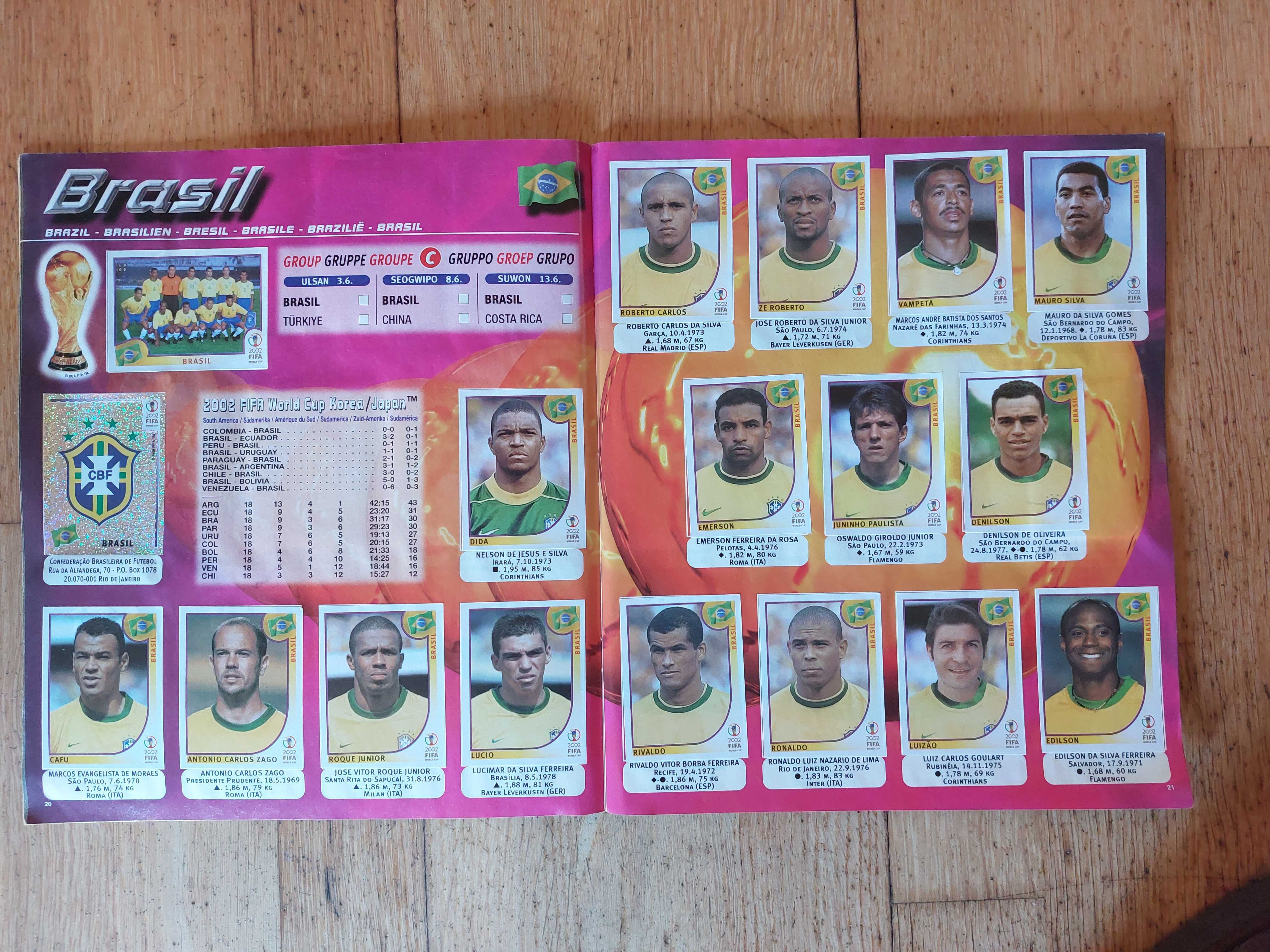 Caderneta de cromos "Korea-Japan 2002" Fifa World cup - Completa