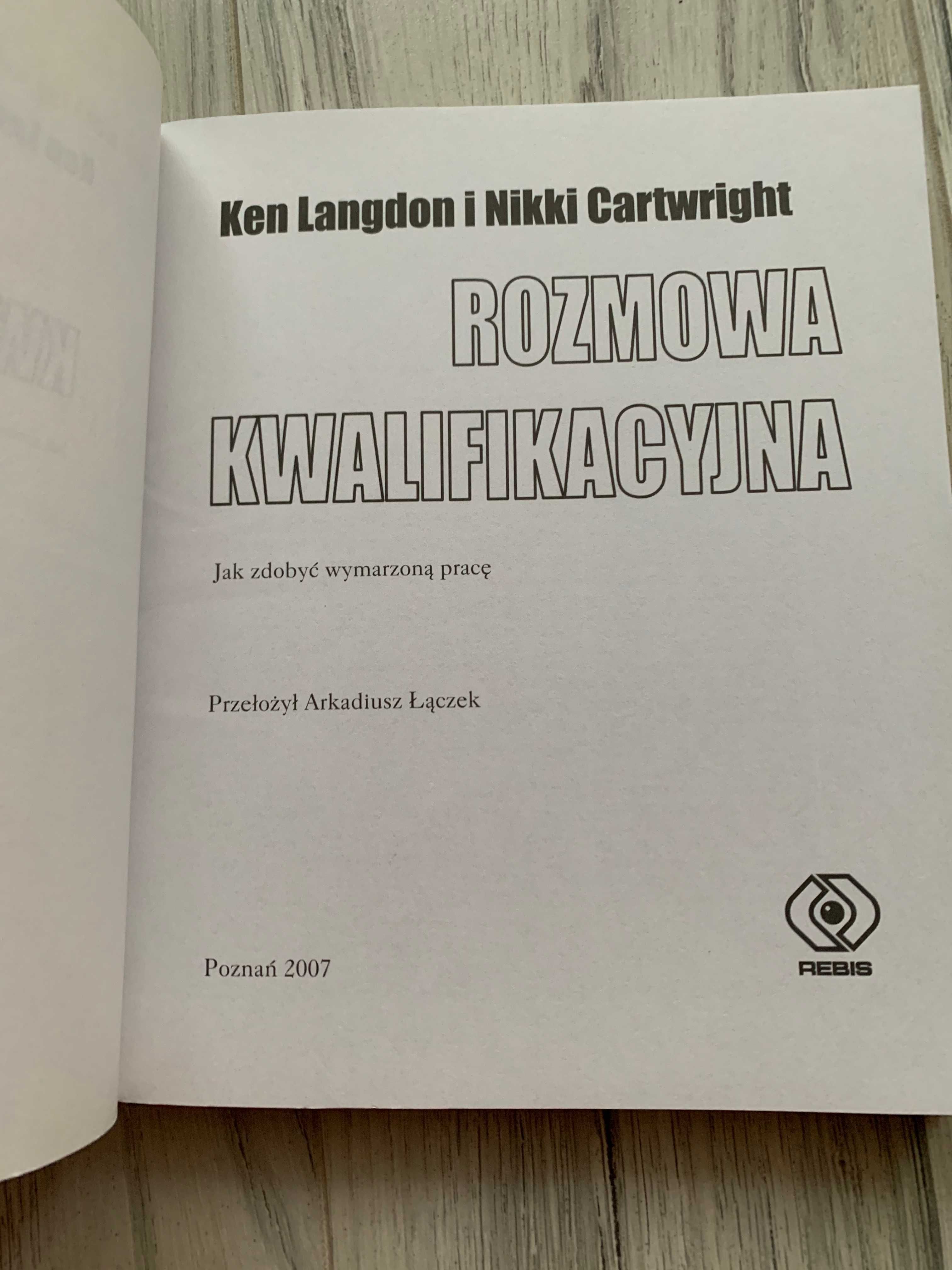 Rozmowa kwalifikacyjna książka poradnik Langdon Cartwright