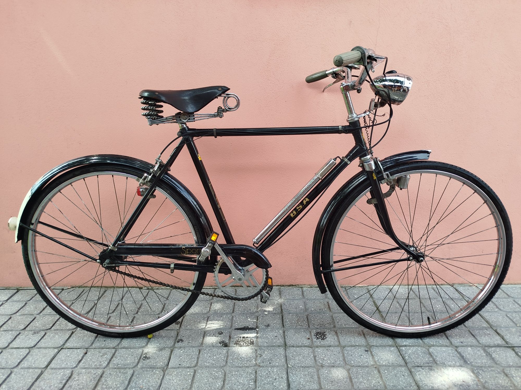 Bicicleta antiga pasteleira inglesa - BSA 01/1976