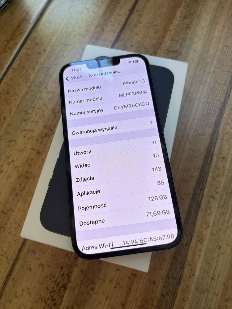 Iphone 13 cały koplet