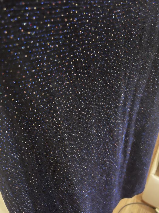 Сукня вечірня стрейчева з люрексовими блискітками