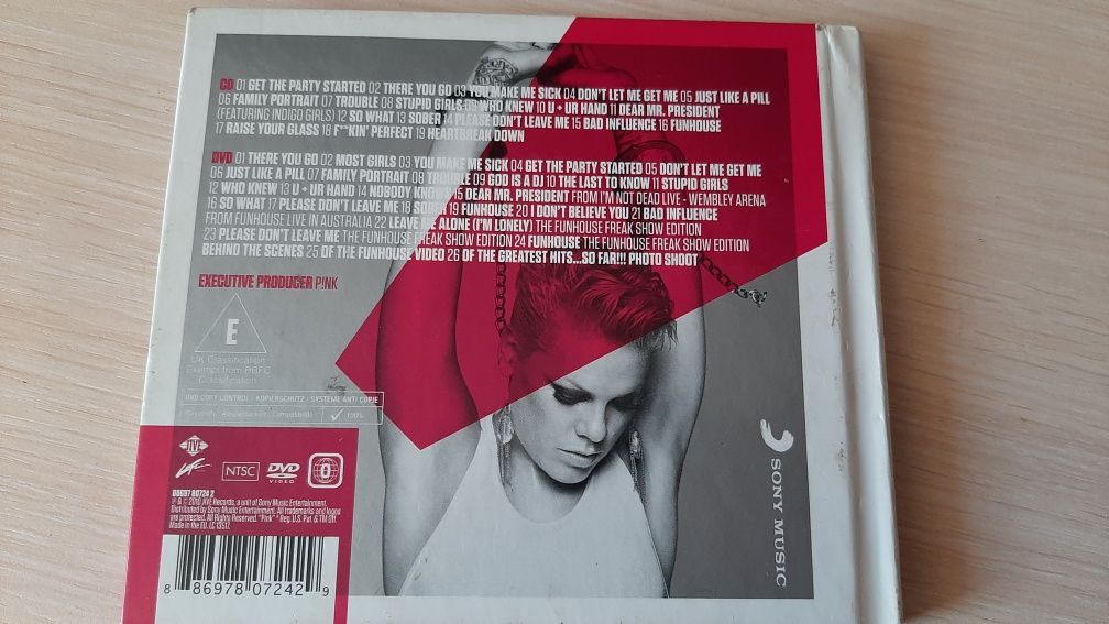 Pink Greatest hits so far CD+DVD deluxe