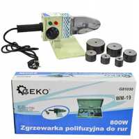 Polifuzyjna zgrzewarka do rur termoplastycznych 20-63mm 800W