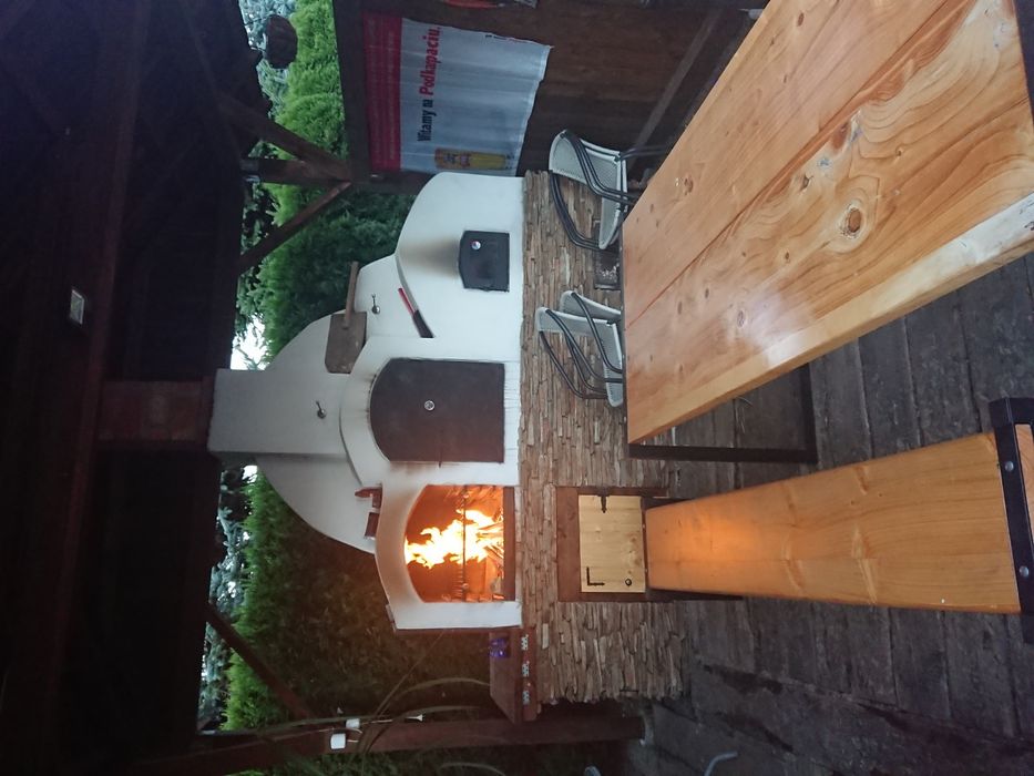Wedzarnia, piec na pizze, grill.