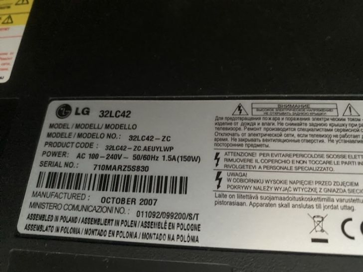 Sprzedam telewizor lg