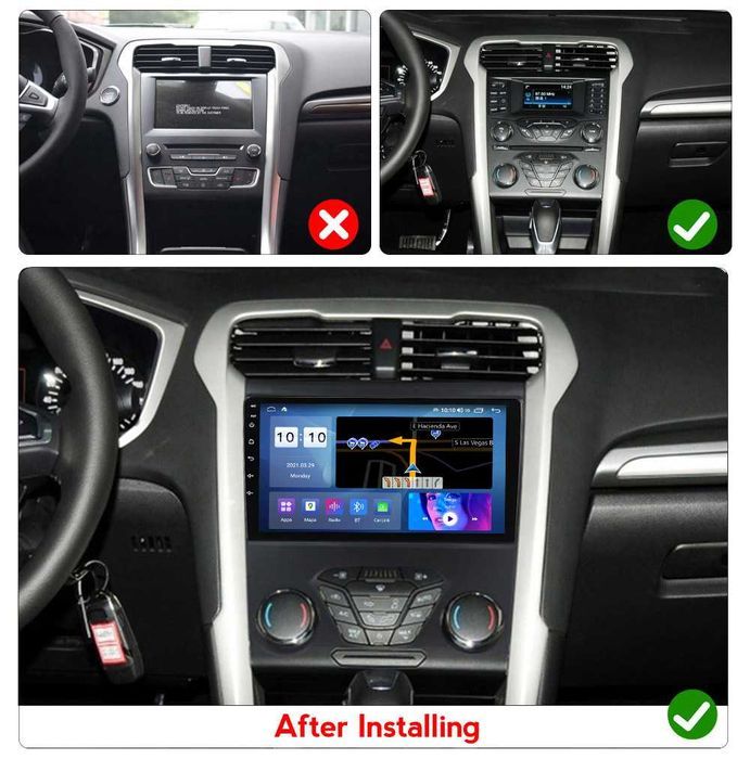 Штатна магнітола Ford Mondeo Fusion 2013 2014 android GPS навігація