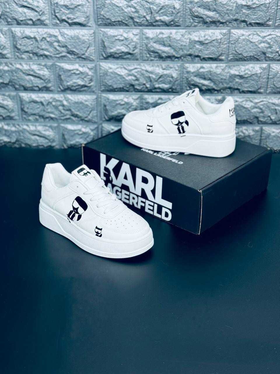 Кроссовки Karl Lagerfeld женские Топ продаж! Белые кеды Распродажа!