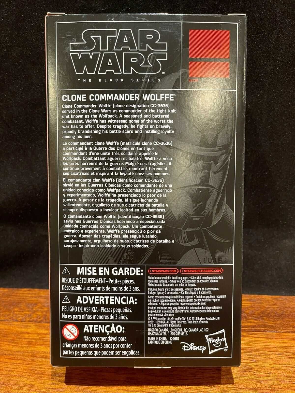 Figurka Star Wars The Black Series Clone Commander Wolffe Hasbro