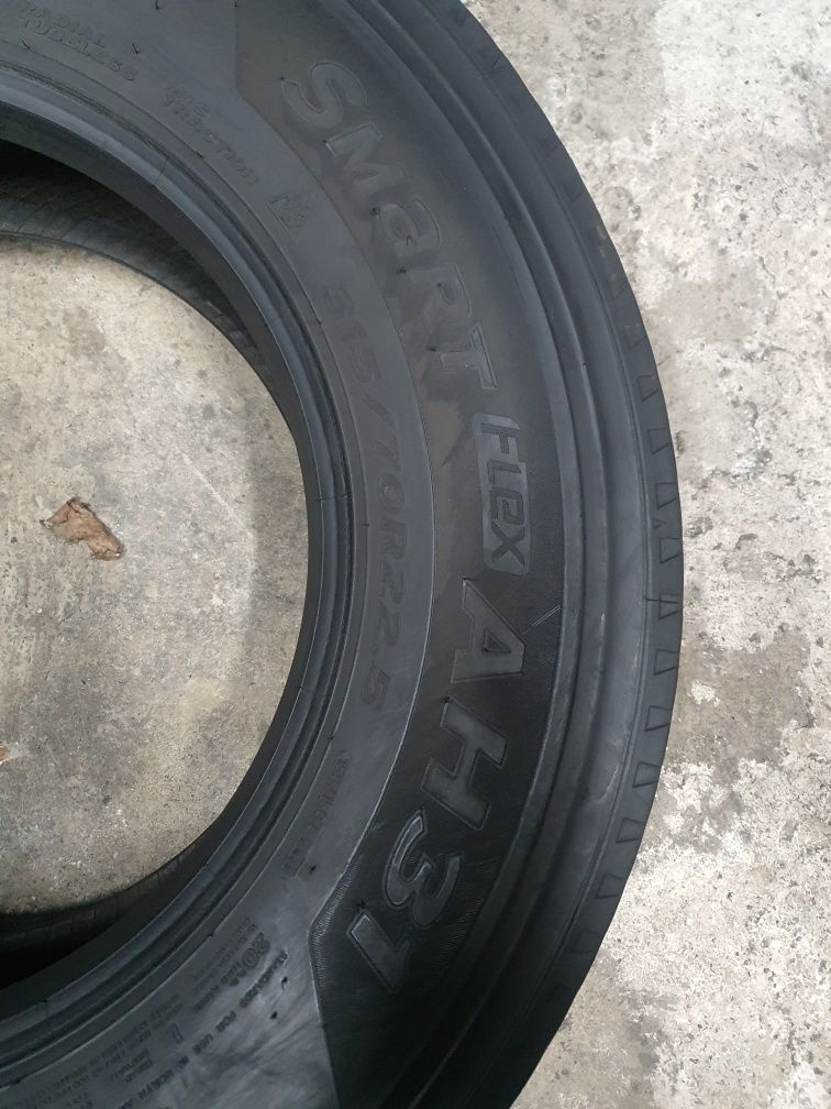 315/70 R22.5 Markowe opony używane Hankook! Rok 2021