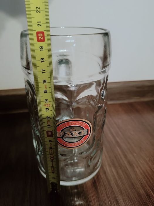 Bardzo duży kufel Faxe 1 litr na piwo kolekcjonerski