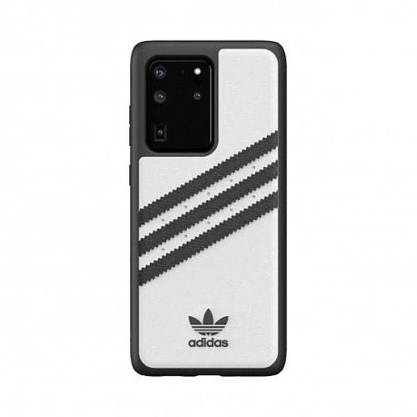 Etui Adidas OR Moudled Case PU na Samsung Galaxy S20 Ultra - biało-cza