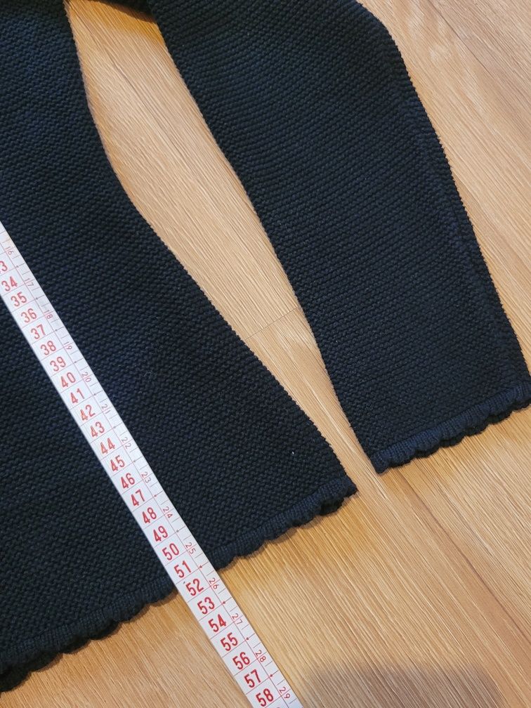 Czarny sweter jak żakiet Chanel rozm. M