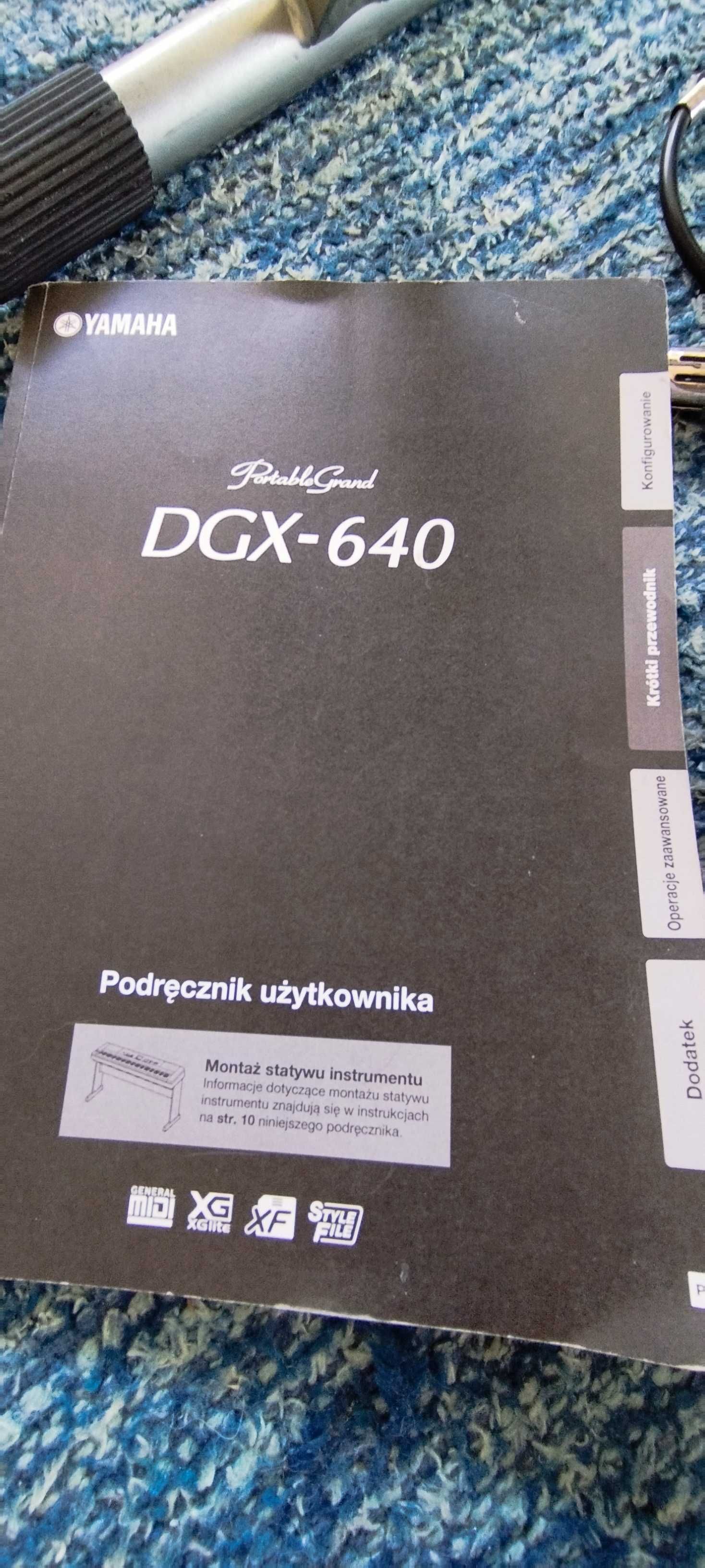 Pianiono elektryczne Yamaha DGX-640