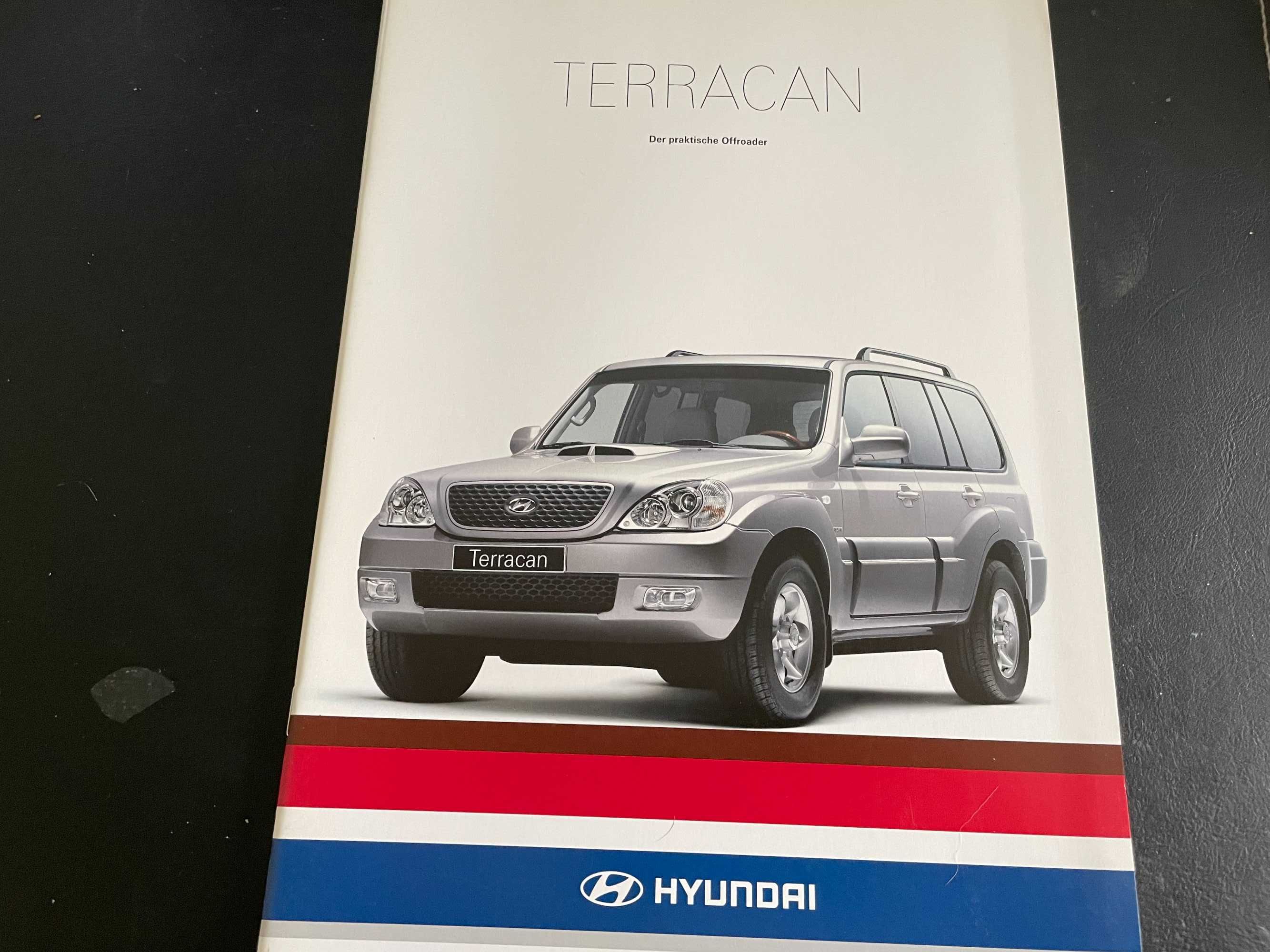 Katalog prospekt Hyundai Terracan 34 strony 2004 r.