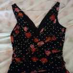 Vestido Vintage, decote V