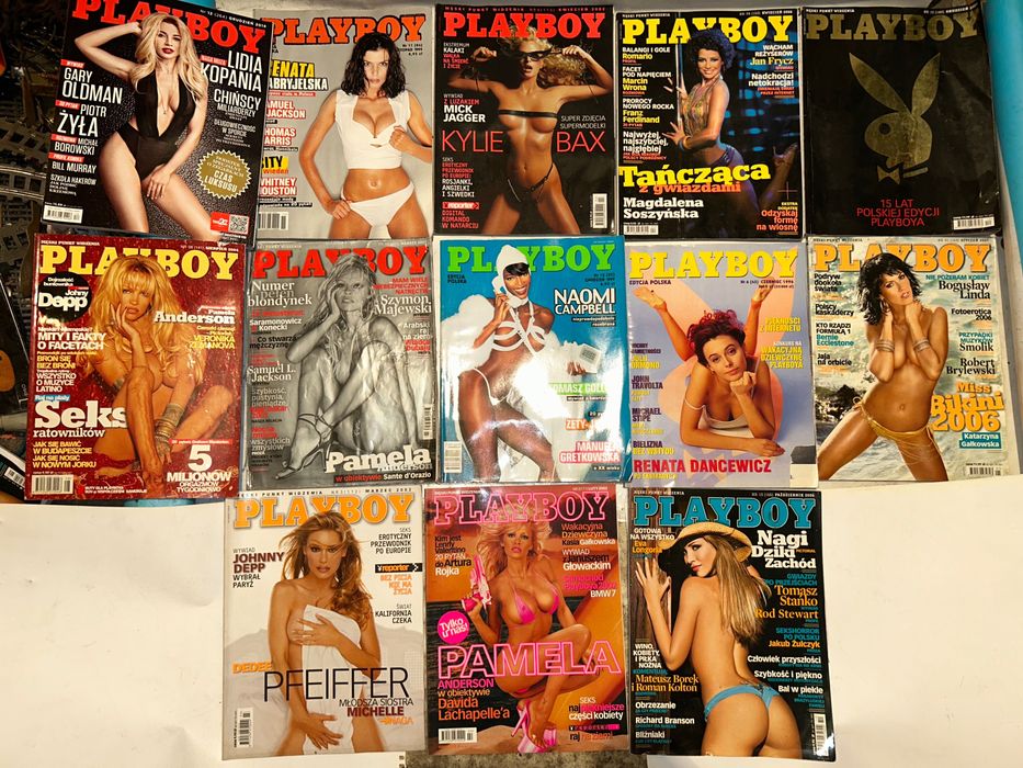 Czasopismo PLAYBOY - 13 sztuk