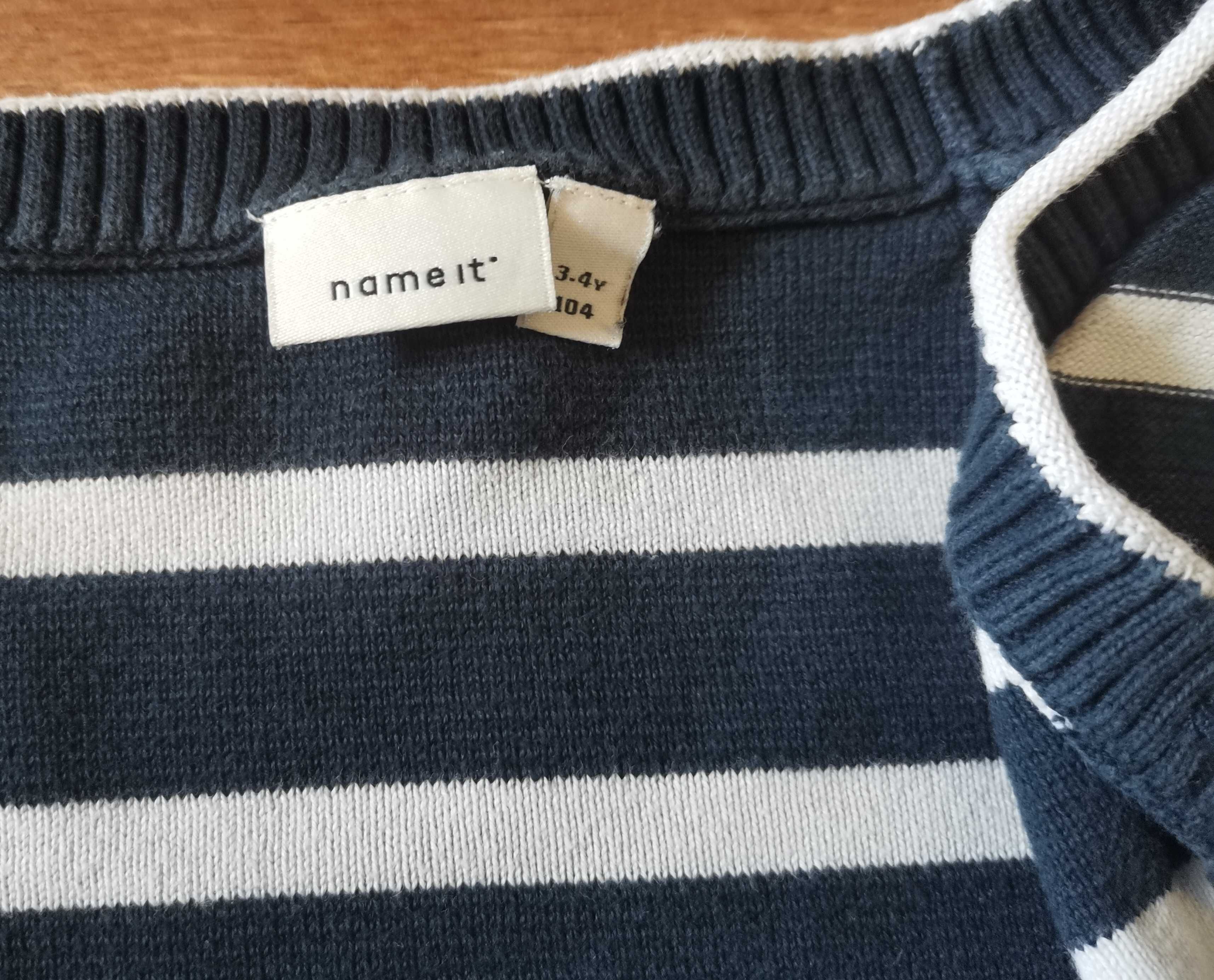 Sweter Name IT 98/104 zapinany
