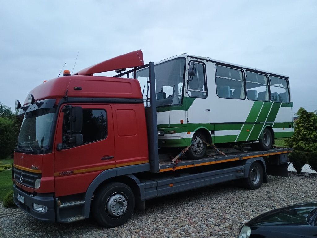 Transport  niskopodwozie laweta platforma, pomoc drogowa