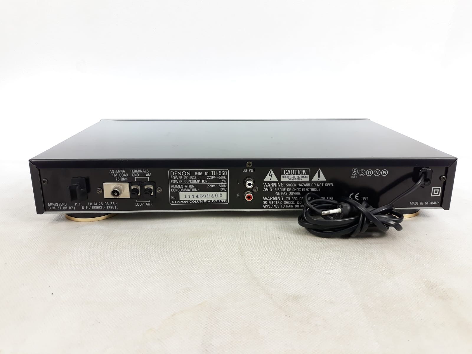 Denon TU 560 czarny radio FM UKF tuner Dobór Audio