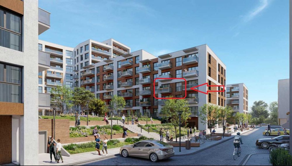 Tuwima Apartments Łódż, 2 pokoje, stan deweloperski (cesja)