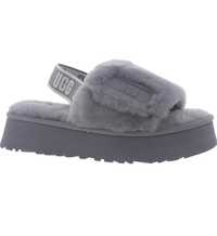 Женские тапочки на платформе UGG Disco Slide Grey. Оригинал