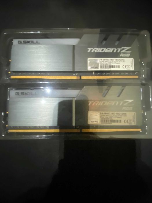 16gb ram ( 2x8gb ) tridentZ RGB cl18 ddr4 3600Mhz