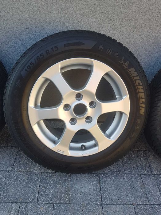 Felgi CMS KBA 47003+opony zimowe Michelin 195/65 R15