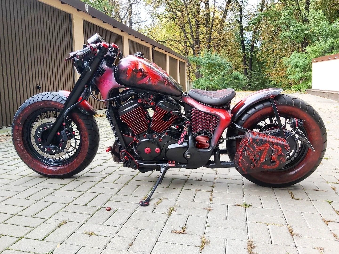 Honda VT600 - Custom Piątek 13tego