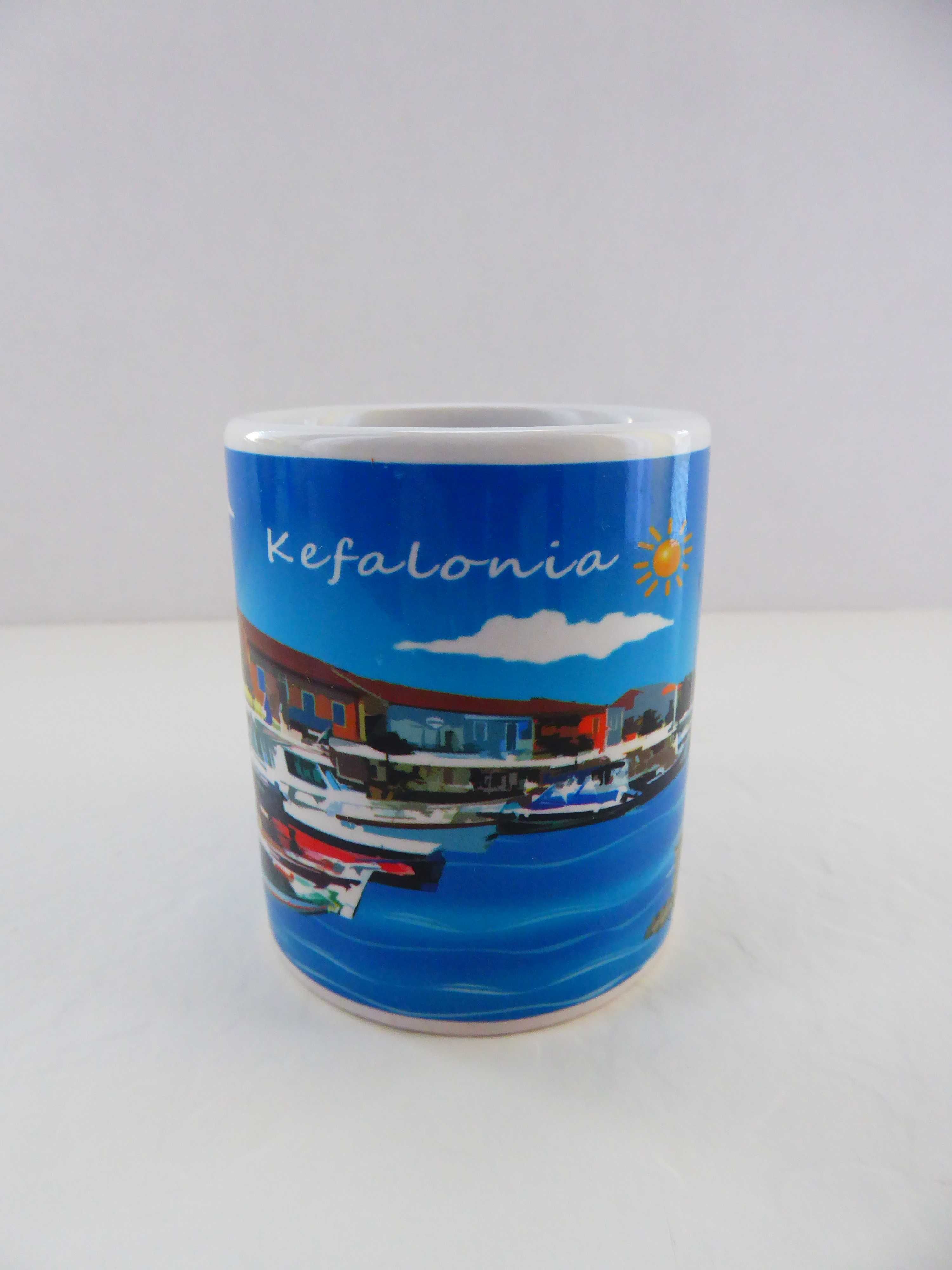 kubek ceramiczny z napisem Kefalonia 1 szt